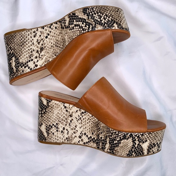 Nine West Snakeprint Wedges - Picture 2 of 8
